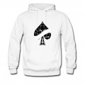 Men's Ace of Spades floral tribal banner spade EMPTY Hoodie