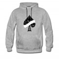 Men's Ace of Spades floral tribal banner spade EMPTY Hoodie