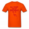 Men's ALL I WANT FOR MY BIRTHDAY IS A BLOWJOB T-Shirt