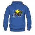 Men's Bicycle Fish , By FabSpark Hoodie