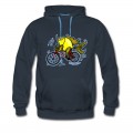 Men's Bicycle Fish , By FabSpark Hoodie