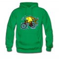 Men's Bicycle Fish , By FabSpark Hoodie