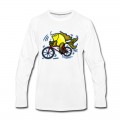 Men's Bicycle Fish , By FabSpark Long T-Shirt