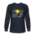 Men's Bicycle Fish , By FabSpark Long T-Shirt