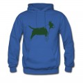 Men's Bull Terrier SIDE 1c Hoodie