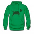 Men's Bull Terrier SIDE 1c Hoodie