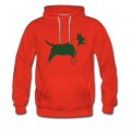 Men's Bull Terrier SIDE 1c Hoodie