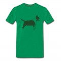 Men's Bull Terrier SIDE 1c T-Shirt