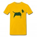 Men's Bull Terrier SIDE 1c T-Shirt