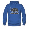 Men's California Bear Flag (Urban Camo) Hoodie