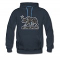 Men's California Bear Flag (Urban Camo) Hoodie