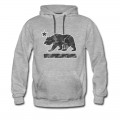 Men's California Bear Flag (Urban Camo) Hoodie