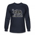 Men's California Bear Flag (Urban Camo) Long T-Shirt