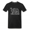 Men's California Bear Flag (Urban Camo) T-Shirt