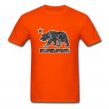 Men's California Bear Flag (Urban Camo) T-Shirt