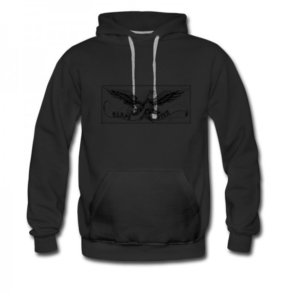 Men's Carpe Diem Bird and Banner Hoodie