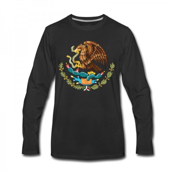 Men's Crest Mexico (dd) Long T-Shirt