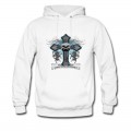 Men's Cross Requiem (White) Hoodie