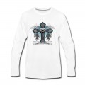 Men's Cross Requiem (White) Long T-Shirt