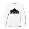 Men's Detroit Skyline Long T-Shirt