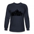 Men's Detroit Skyline Long T-Shirt