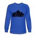 Men's Detroit Skyline Long T-Shirt