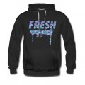 Men's Fresh Purple Camo Drips Hoodie