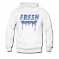 Men's Fresh Purple Camo Drips Hoodie