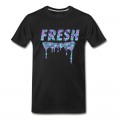 Men's Fresh Purple Camo Drips T-Shirt