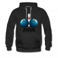 Men's Funny Bowling Humor Get Your Mind Out The Gutter Hoodie