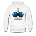 Men's Funny Bowling Humor Get Your Mind Out The Gutter Hoodie