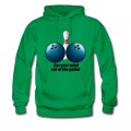 Men's Funny Bowling Humor Get Your Mind Out The Gutter Hoodie