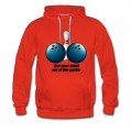 Men's Funny Bowling Humor Get Your Mind Out The Gutter Hoodie