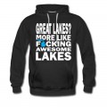 Men's Funny Great Lakes Awesome Humor Apparel Clothing Hoodie