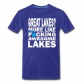 Men's Funny Great Lakes Awesome Humor Apparel Clothing T-Shirt