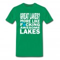 Men's Funny Great Lakes Awesome Humor Apparel Clothing T-Shirt