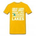 Men's Funny Great Lakes Awesome Humor Apparel Clothing T-Shirt