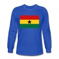 Men's Ghana Flag Long T-Shirt