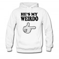 Men's hes my weirdo Hoodie