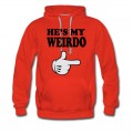 Men's hes my weirdo Hoodie