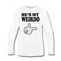 Men's hes my weirdo Long T-Shirt