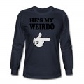 Men's hes my weirdo Long T-Shirt