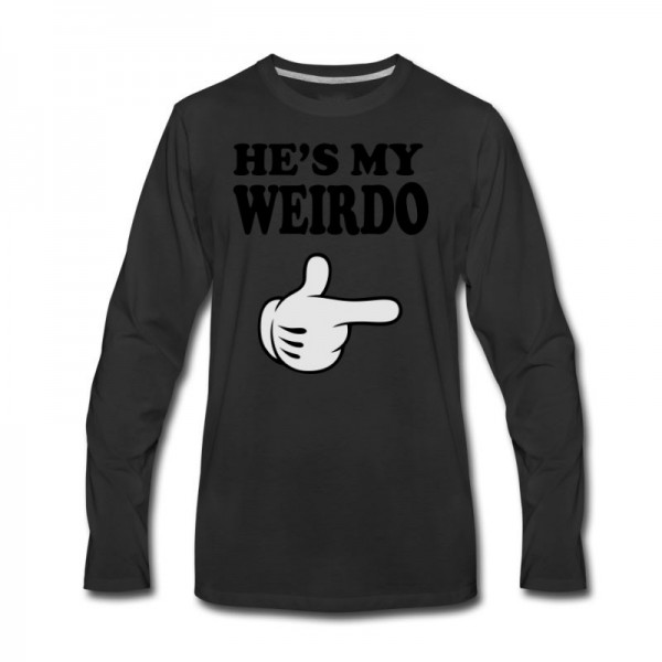 Men's hes my weirdo Long T-Shirt