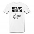 Men's hes my weirdo T-Shirt