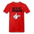 Men's hes my weirdo T-Shirt