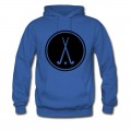 Men's hockey stick field ball emblem Hoodie