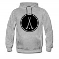 Men's hockey stick field ball emblem Hoodie