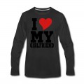 Men's i Love My Girlfriend Long T-Shirt