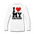 Men's i Love My Girlfriend Long T-Shirt