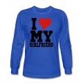 Men's i Love My Girlfriend Long T-Shirt